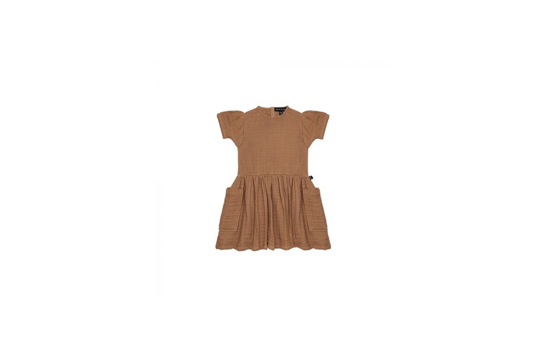 Relaxed pocket dress, burnt ginger, House of Jamie