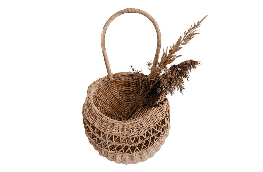 Rotan wandmand Natural, Meri Lou