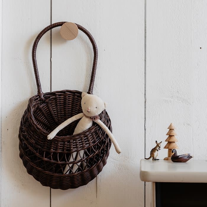 Rotan wandmand Dark Brown, Meri Lou