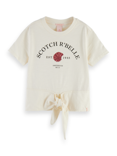 T-shirt with knot, Scotch R' belle