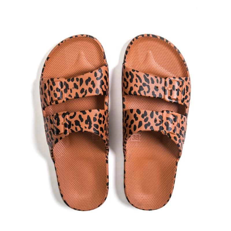 Leo- Toffee slippers, Freedom Moses