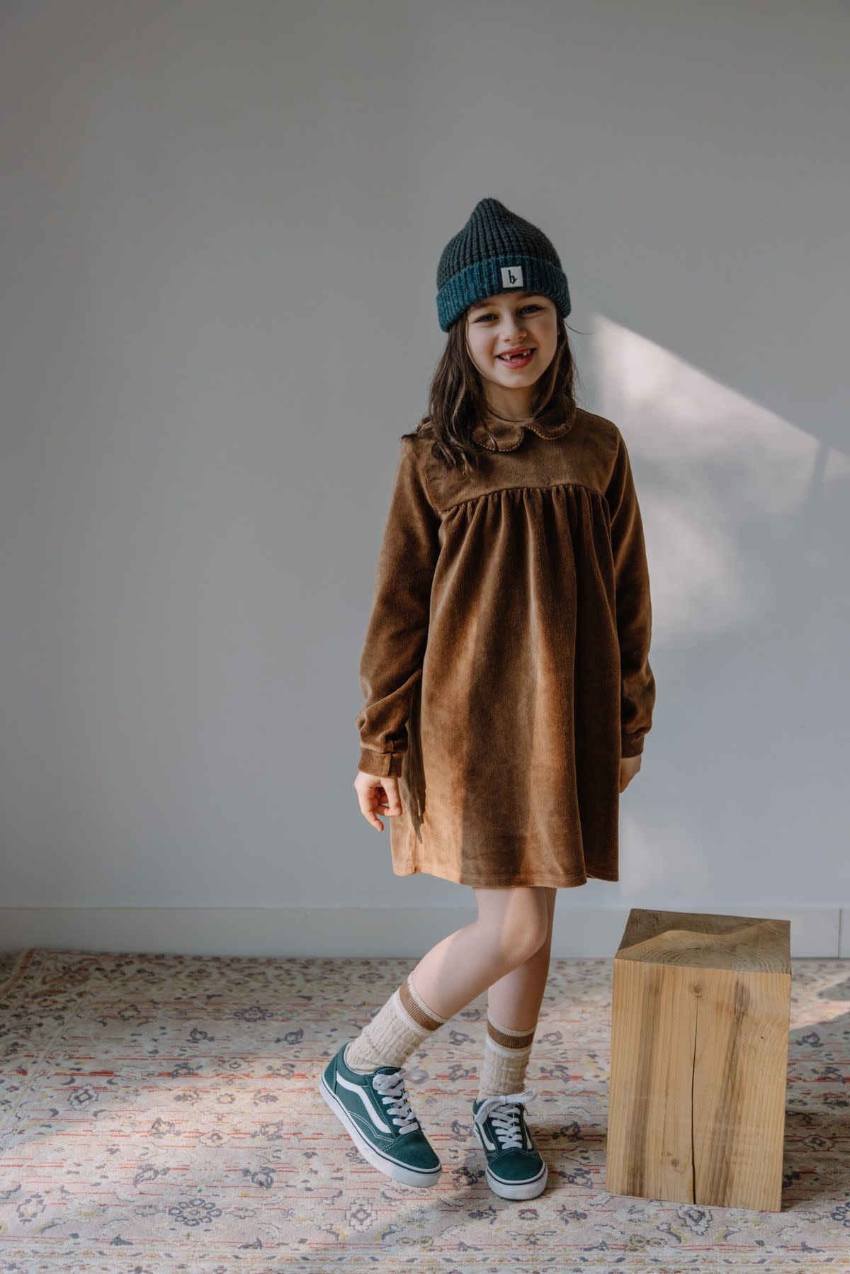 Velvet dress storm Muscade, Buho