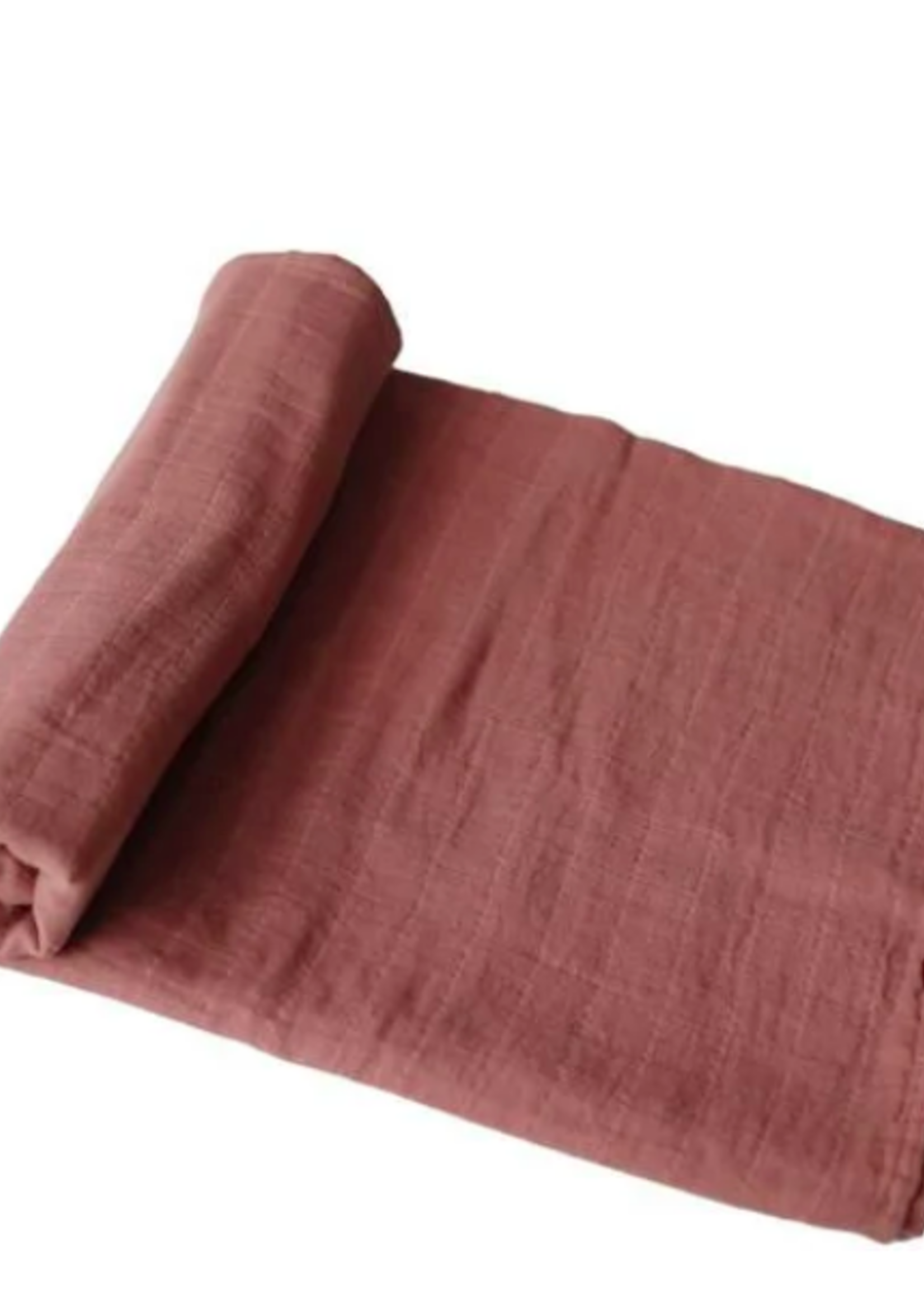 Mushie Mushie swaddle Cognac