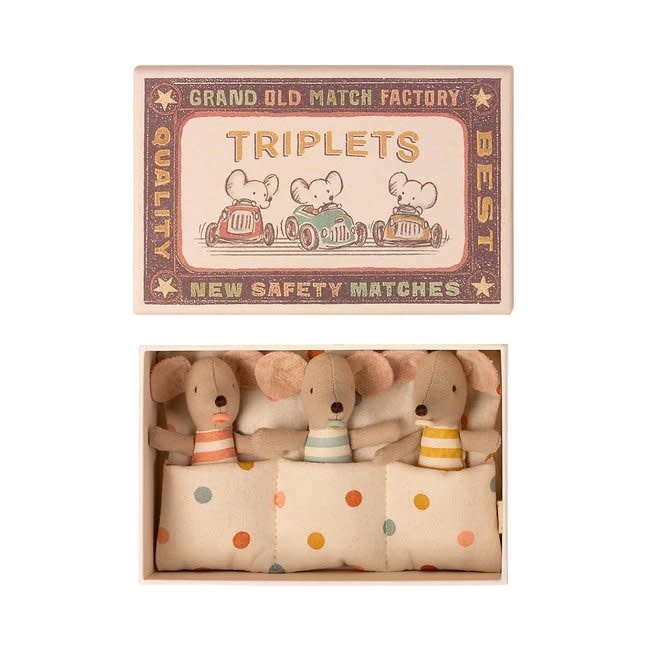 Triplets baby mice, Maileg
