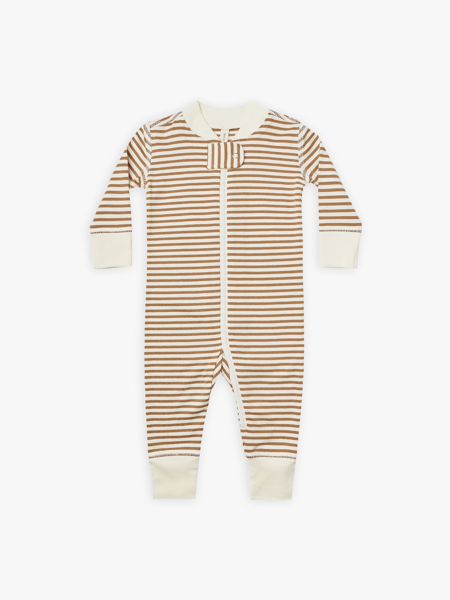Boxpakje walnut stripes zipper, Quincy Mae