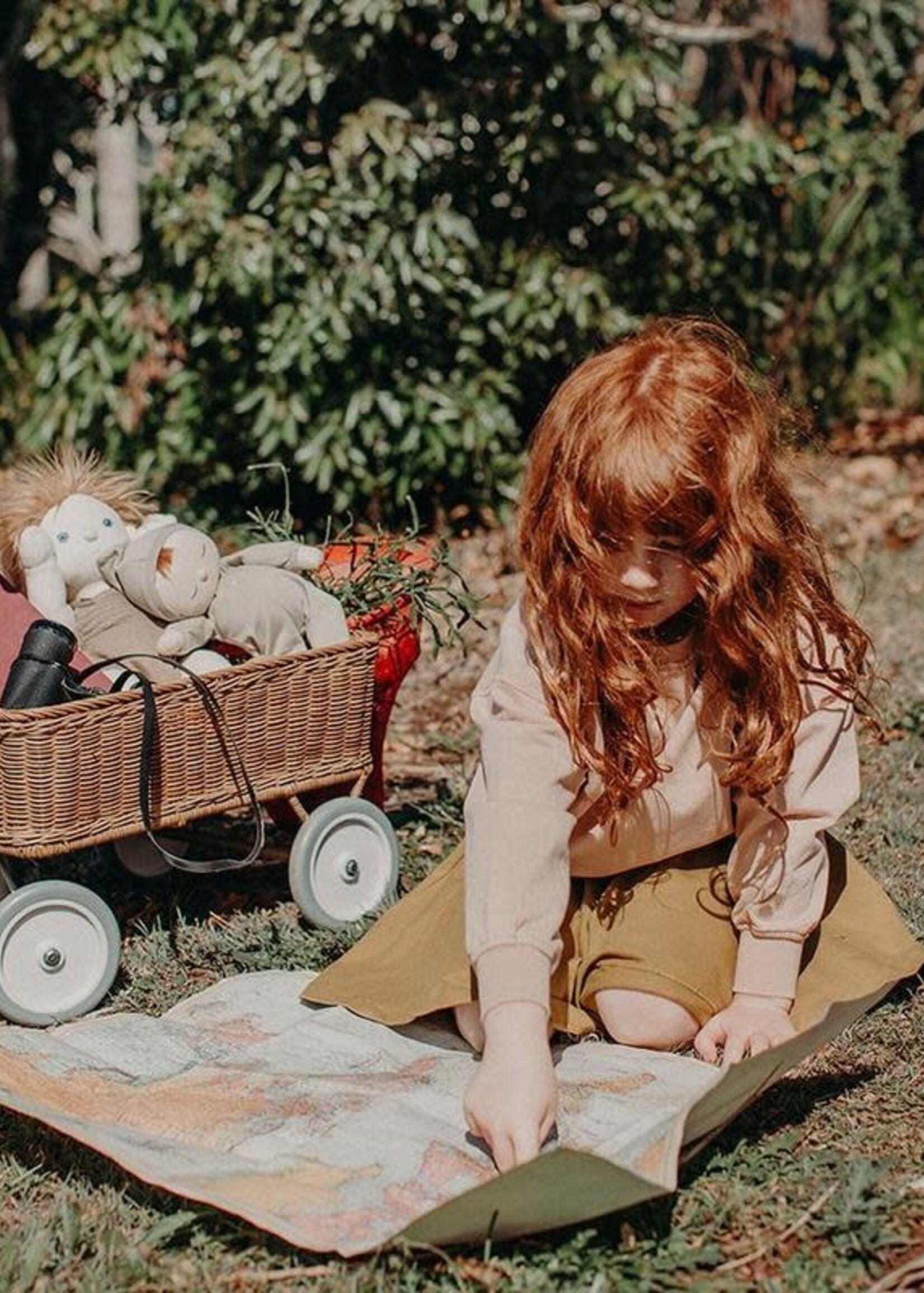 Olliella Wonderwagon Rattan Natural, Olliella