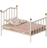 Vintage bed Mouse off white, Maileg