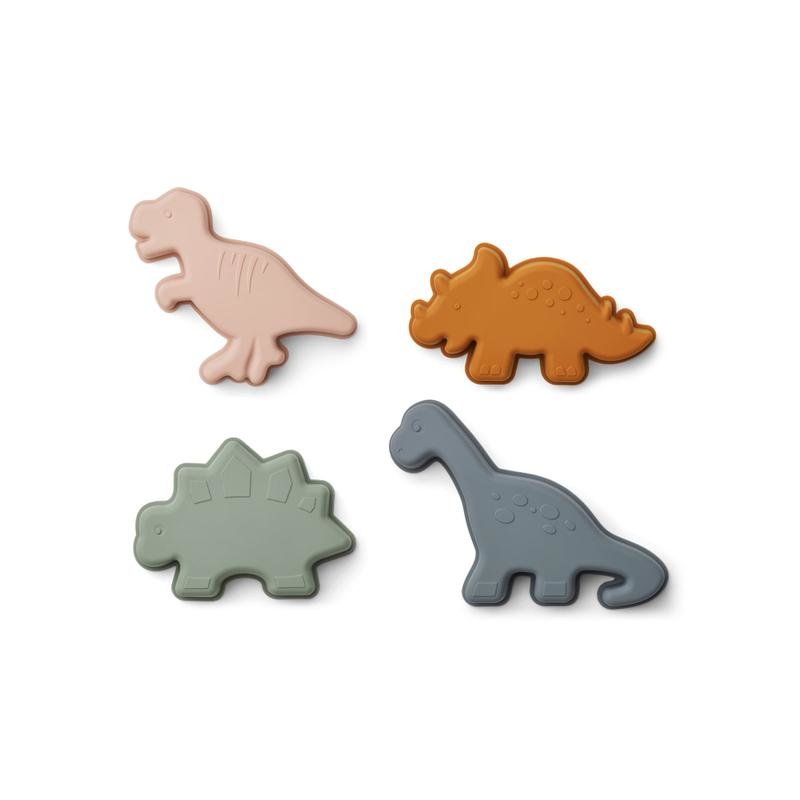 Gill sand moulds Dino mix ( 4 pack), Liewood