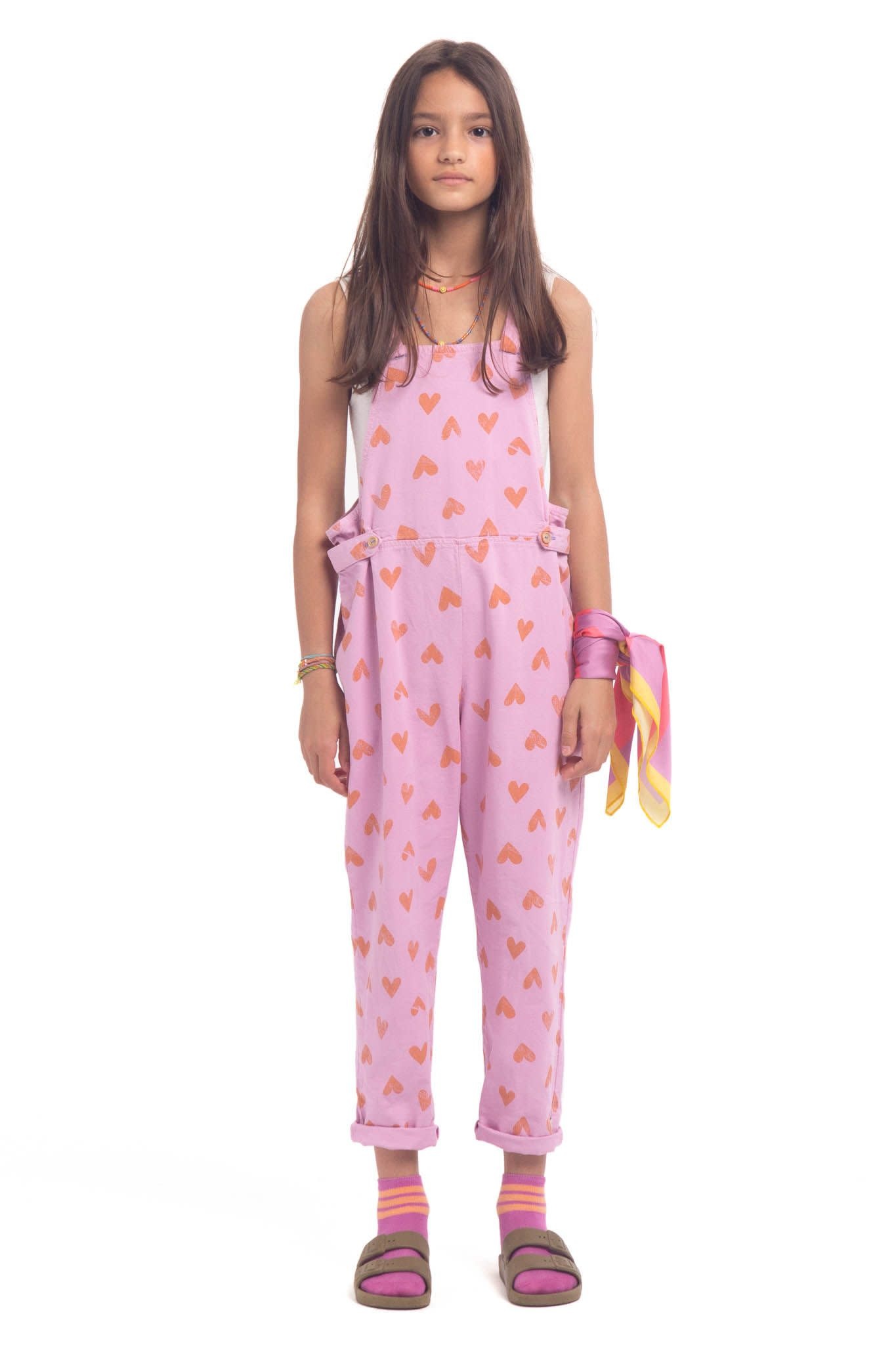 Jumpsuit hearts allover lavender, Piupiuchick