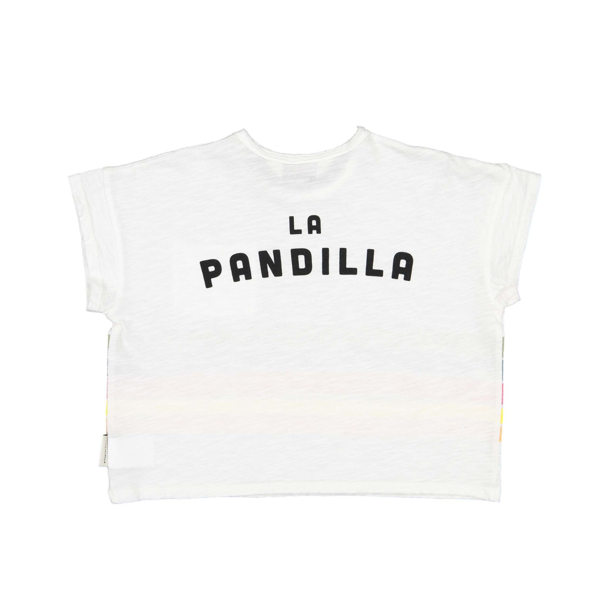 T-shirt off white multicolor stripes, Piupiuchick