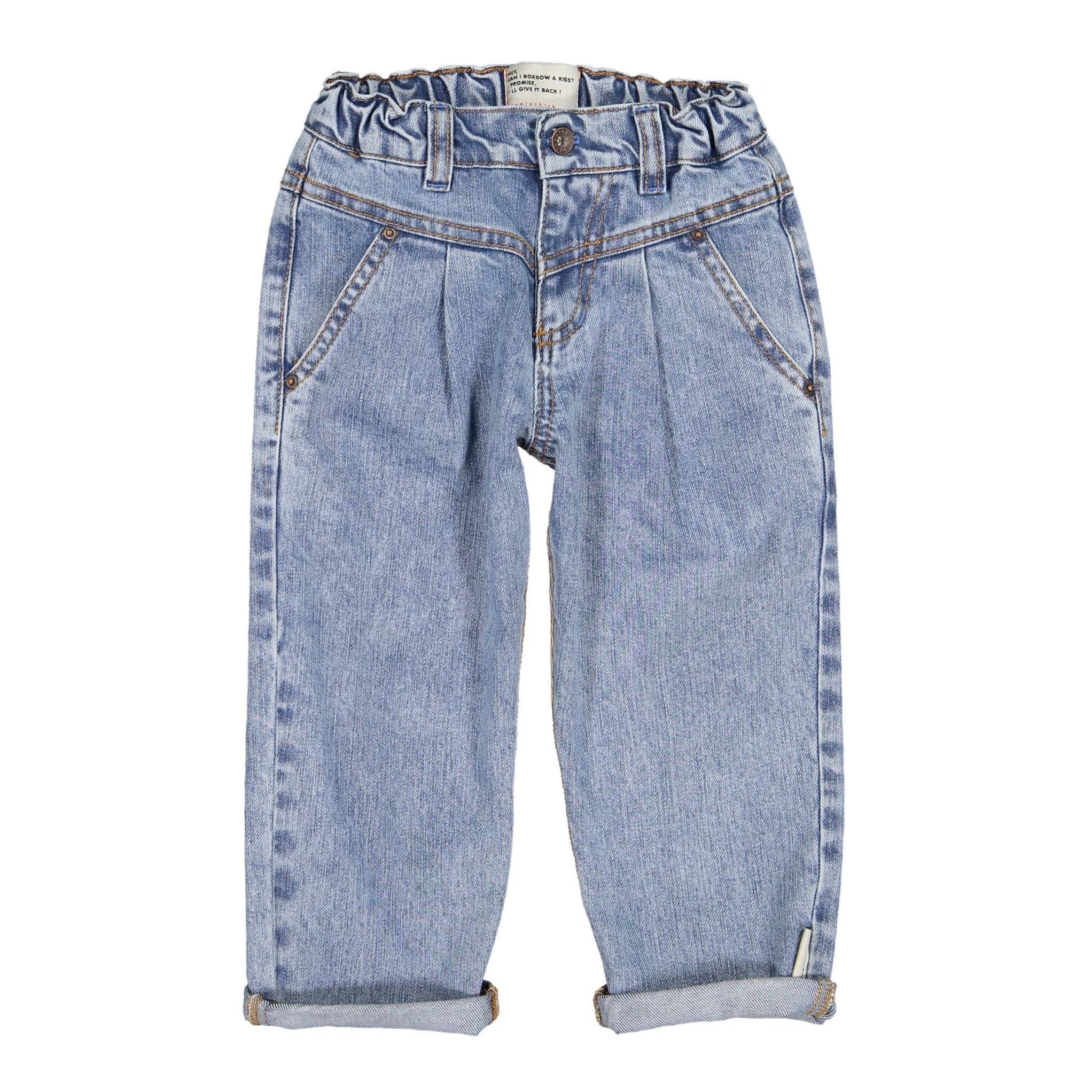 Mom fit trousers blue denim, Piupiuchick