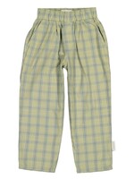 Piupiuchick Unisex trousers checkered green, Piupiuchick