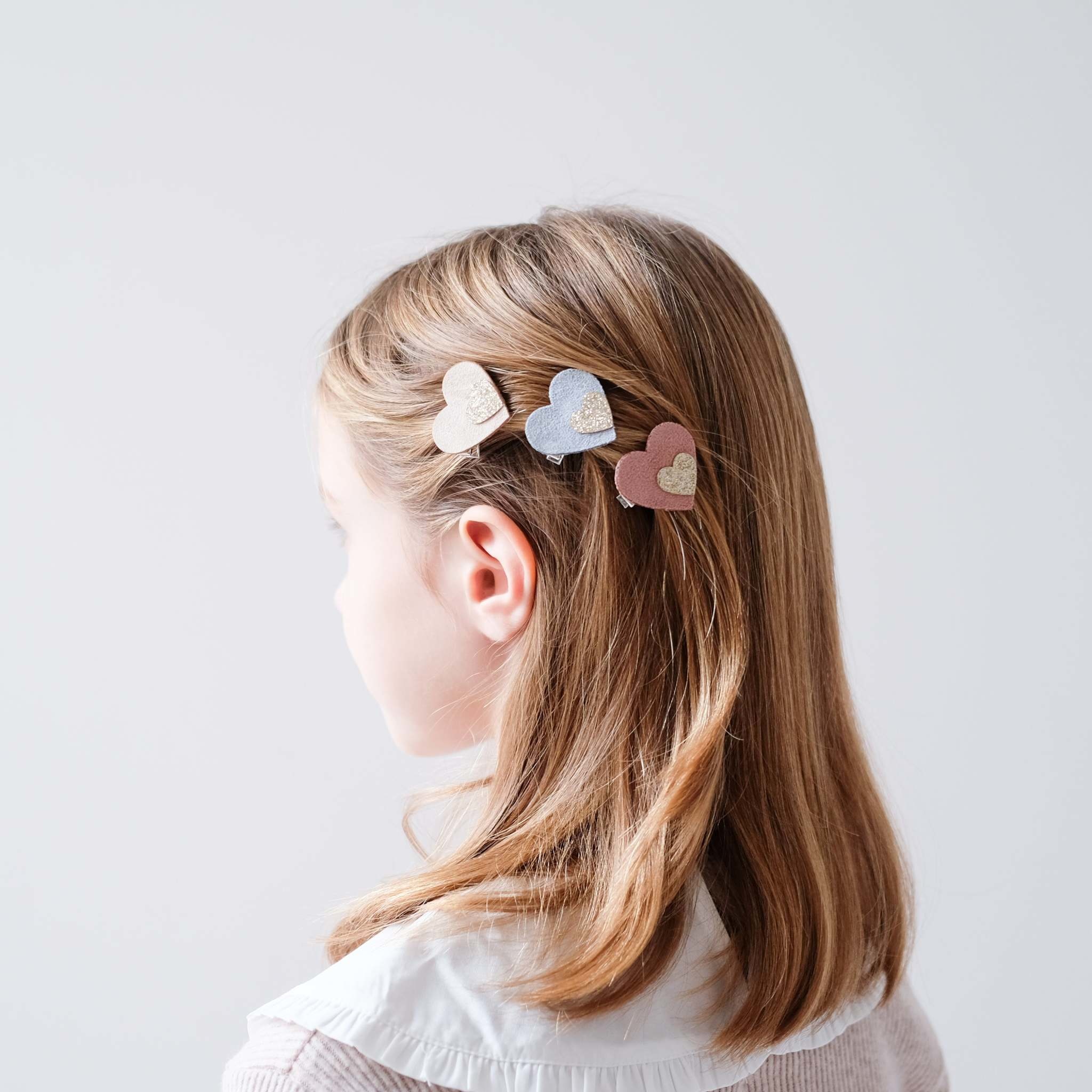 Butterscotch heart clips clips , Mimi& Lula