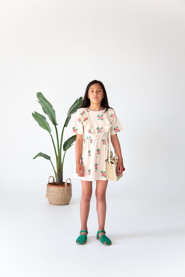 Marquesa dress, cream florws ,Wander & wonder