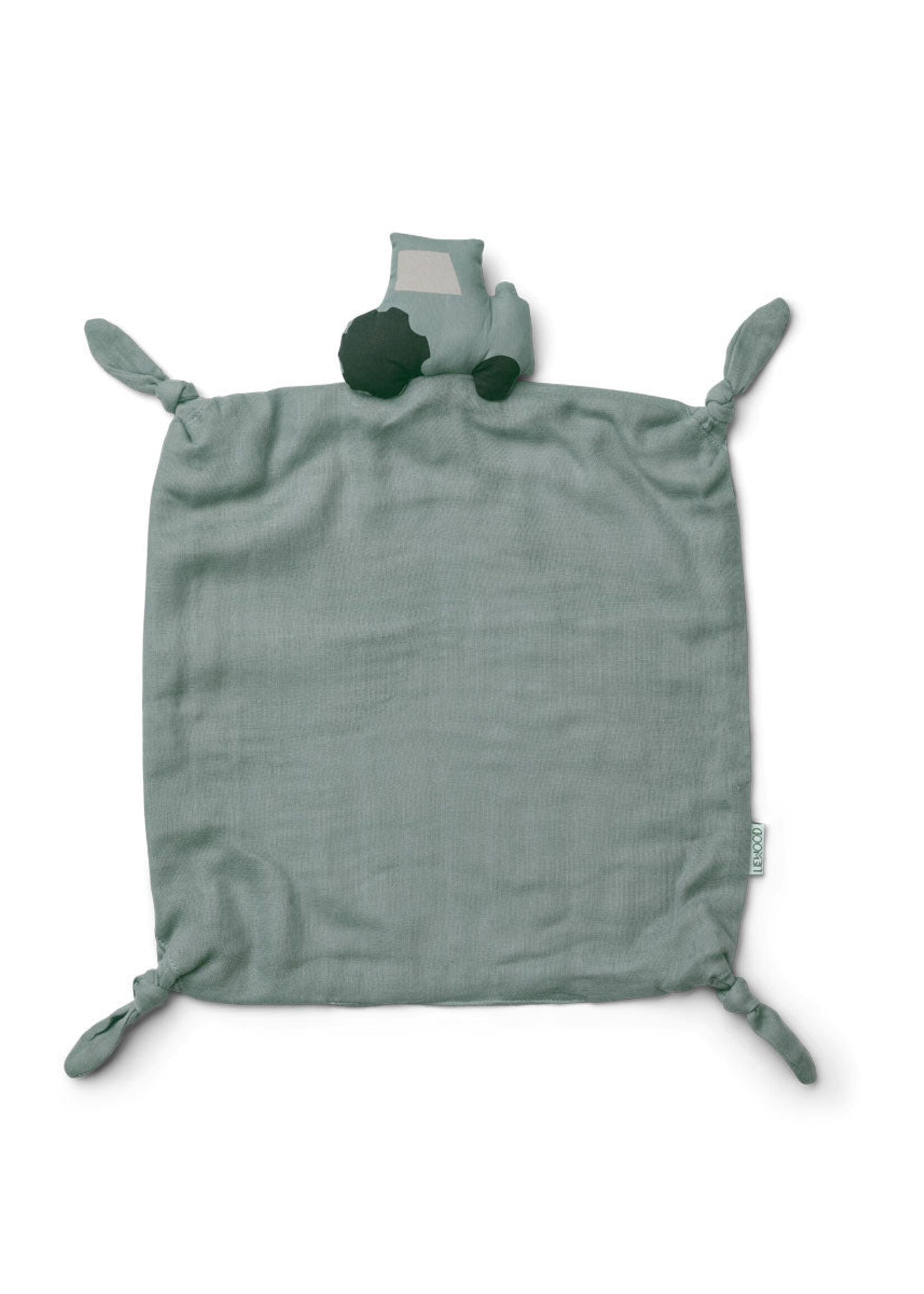 Liewood Agente cuddle  cloth tractor blue fog, Liewood