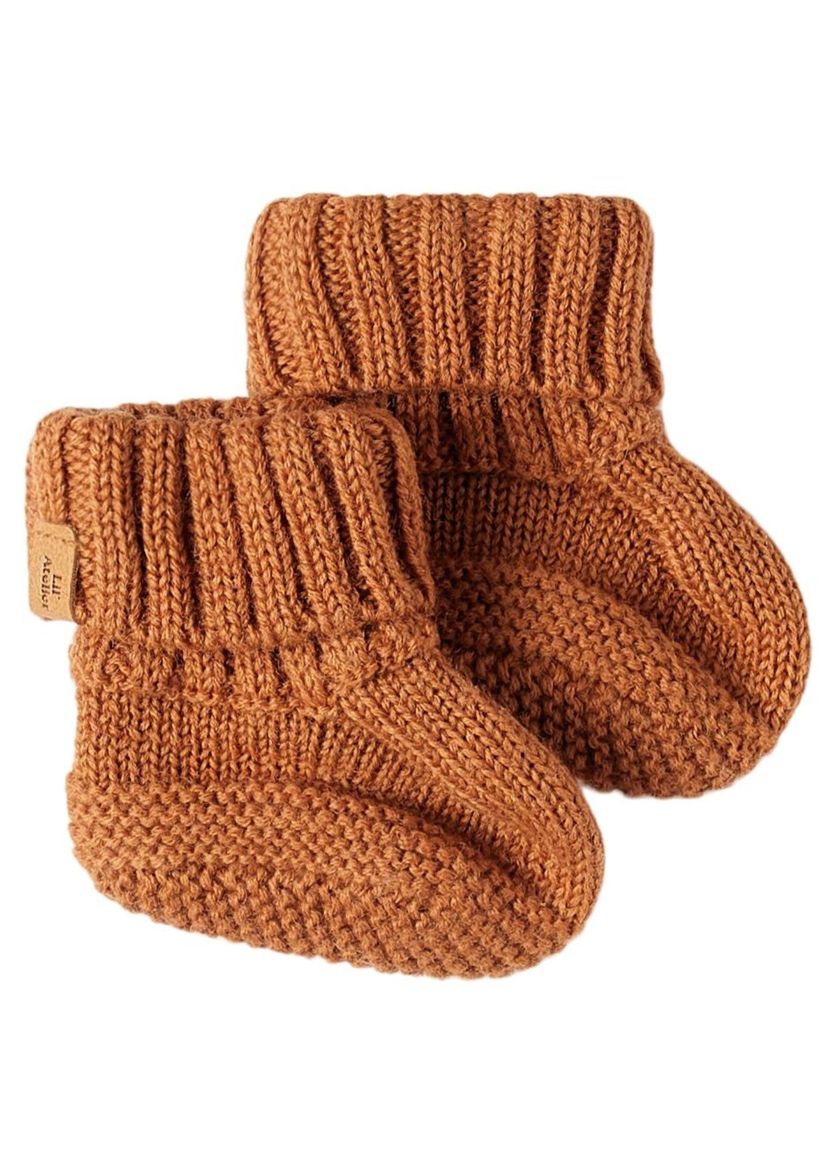 Lil Atelier Gebreide slofjes Bran, Lil Atelier