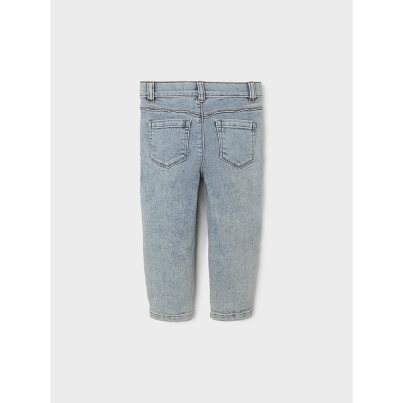 Benji denim pants effen, Lil Atelier