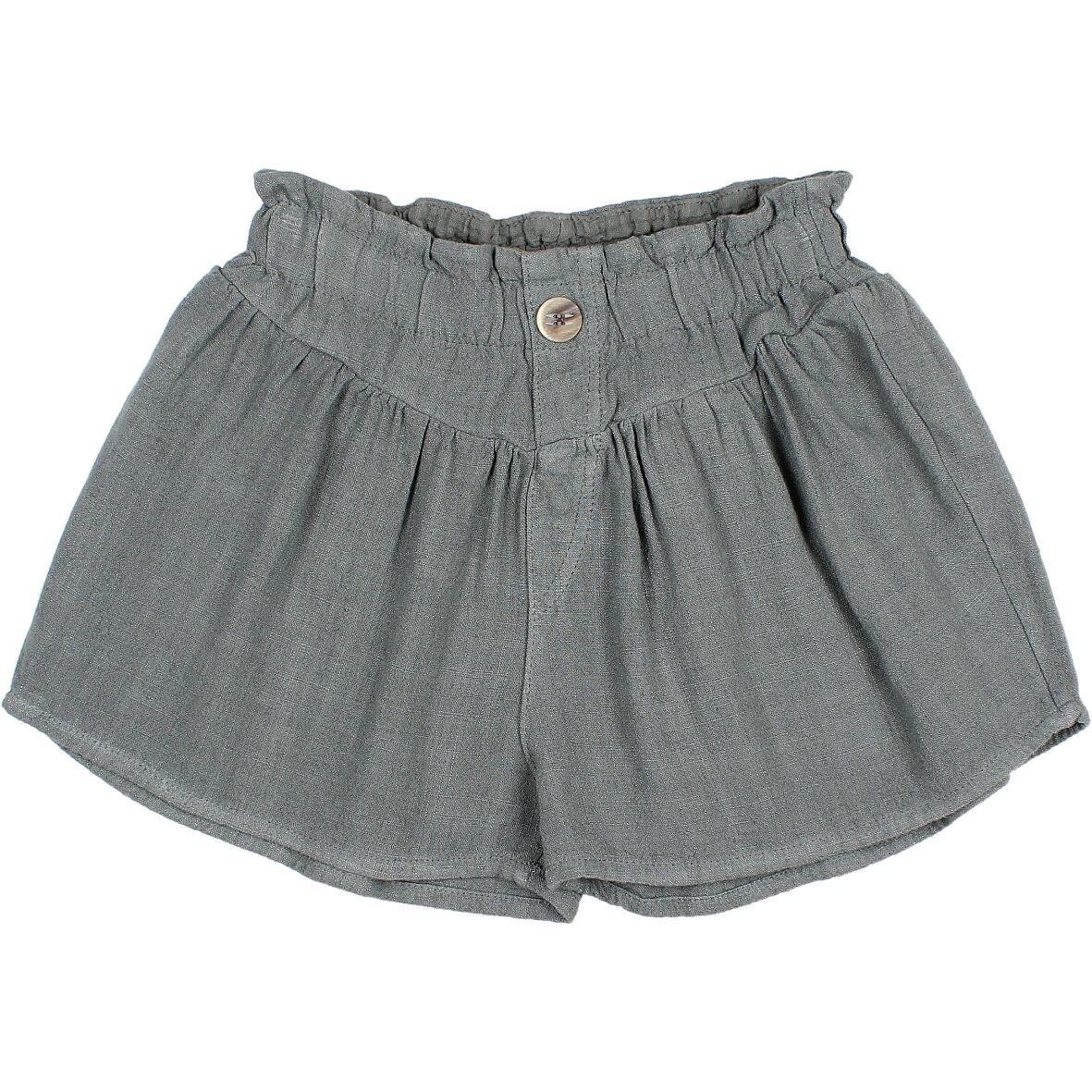 Rayon Linen Short Graphite, Buho