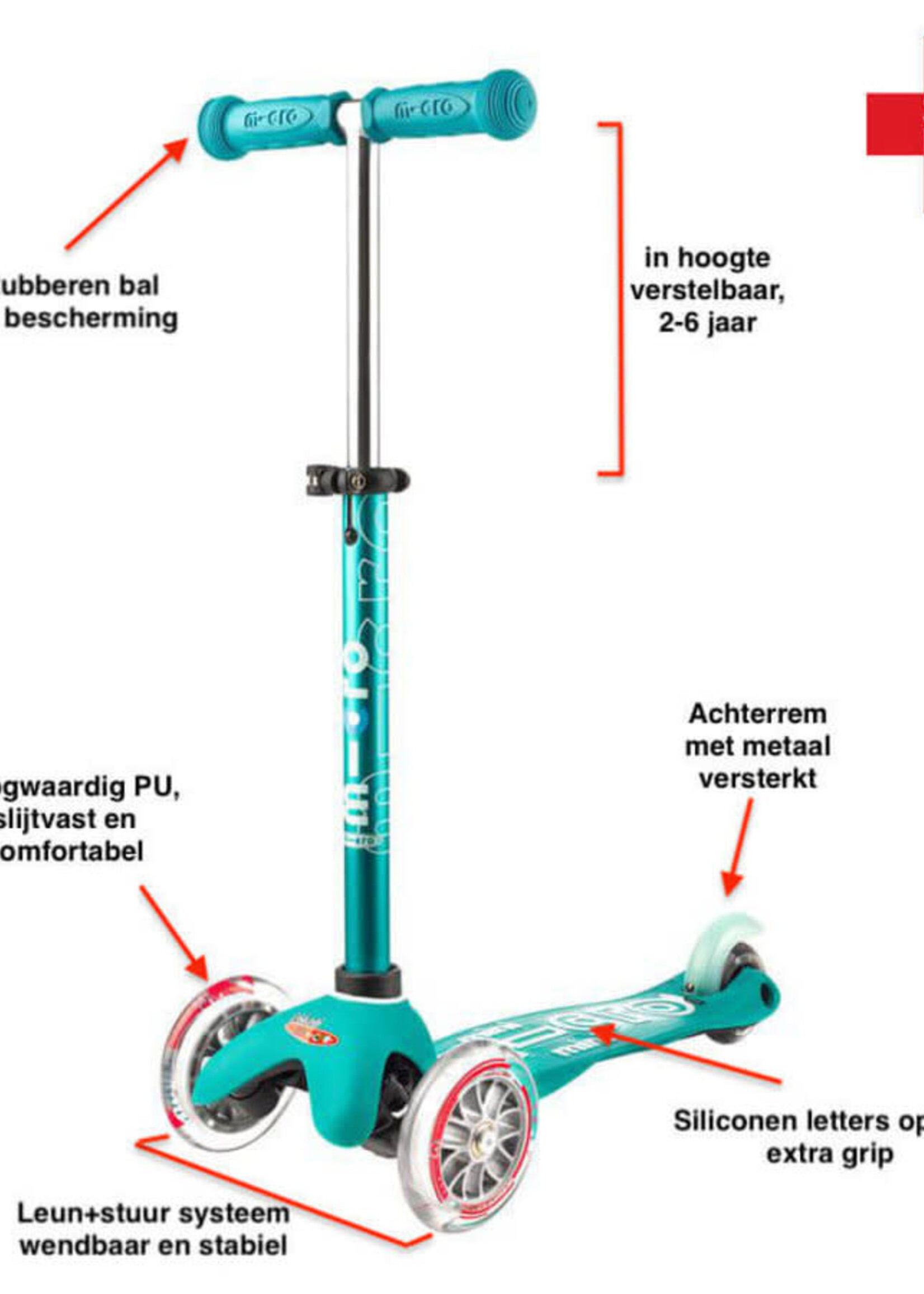 Micro Step Mini Microstep deluxe  roze