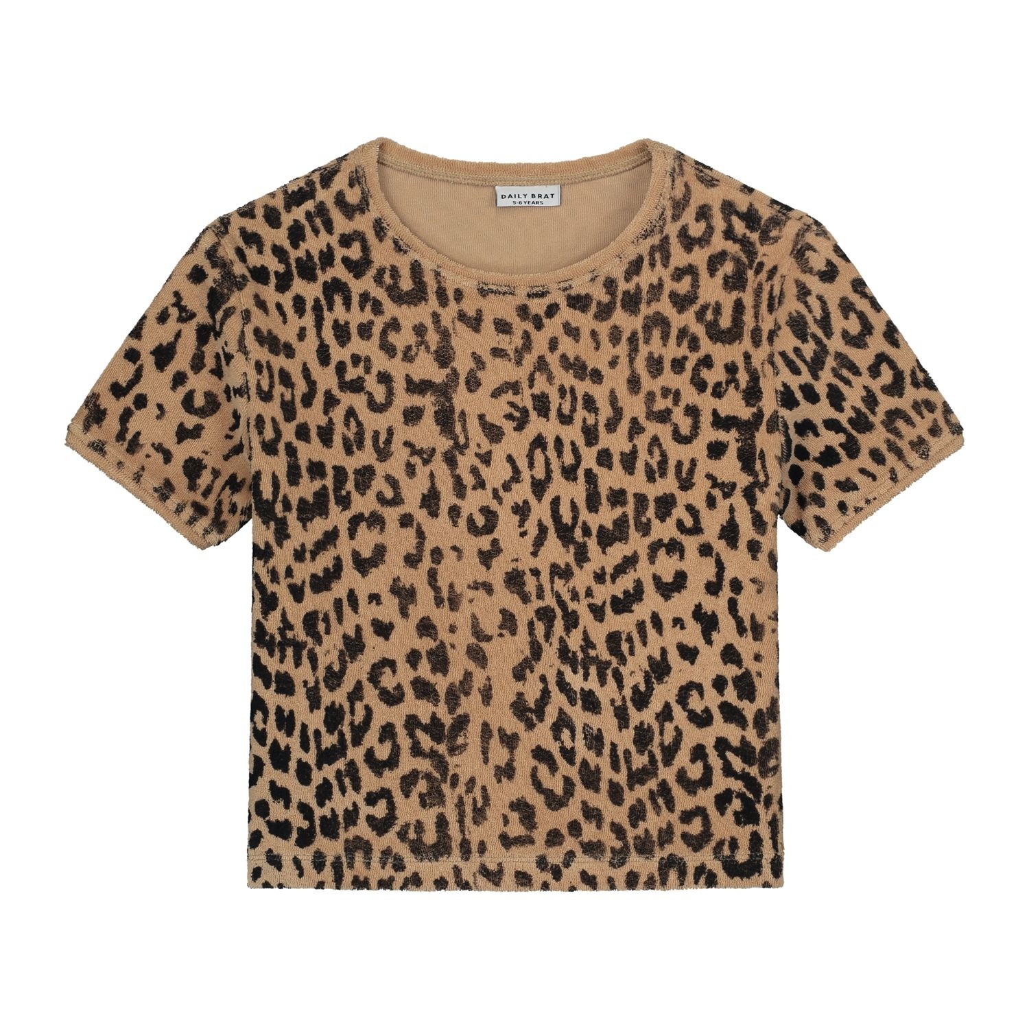 Leopard towel Tshirt sand, Daily Brat