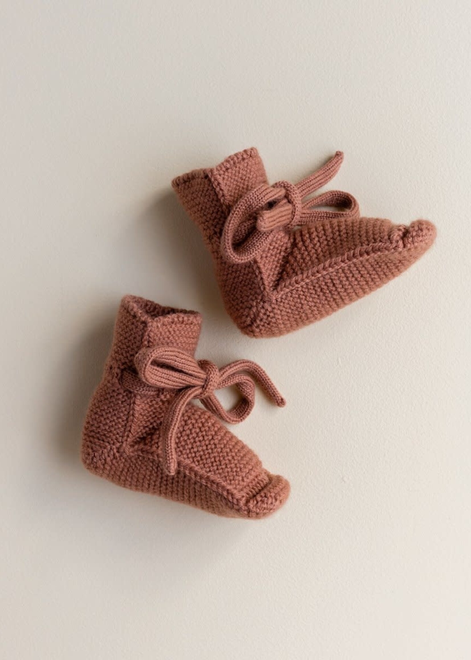 Hvid Booties Brick 0-9 maanden, HVID