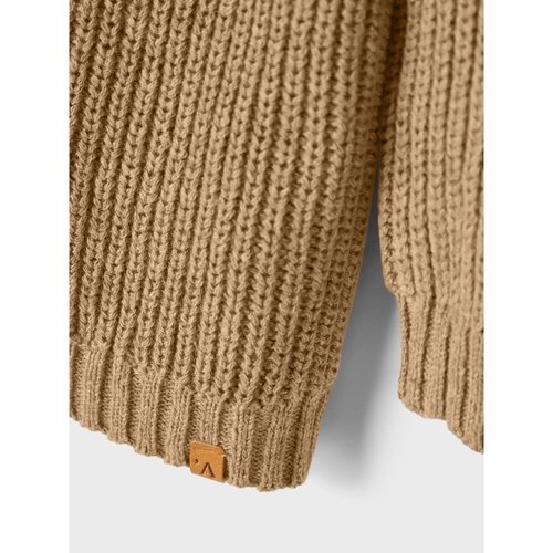 Emlen knit cardigan iced coffee, Lil Atelier