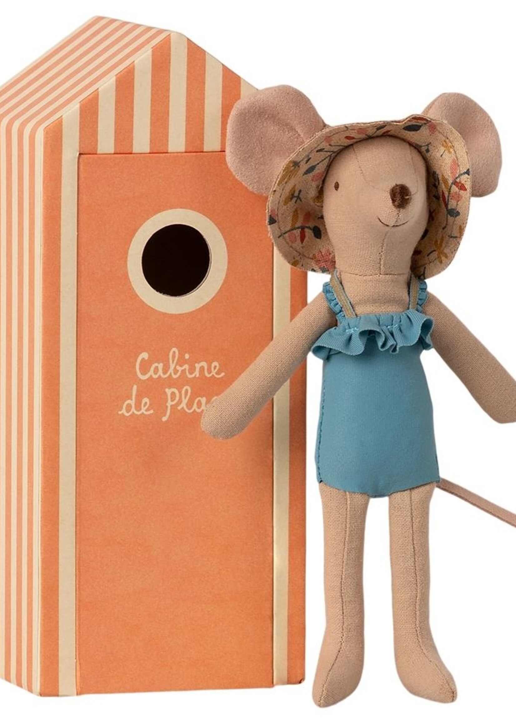 Maileg Beach mouse MUM in cabin, Maileg