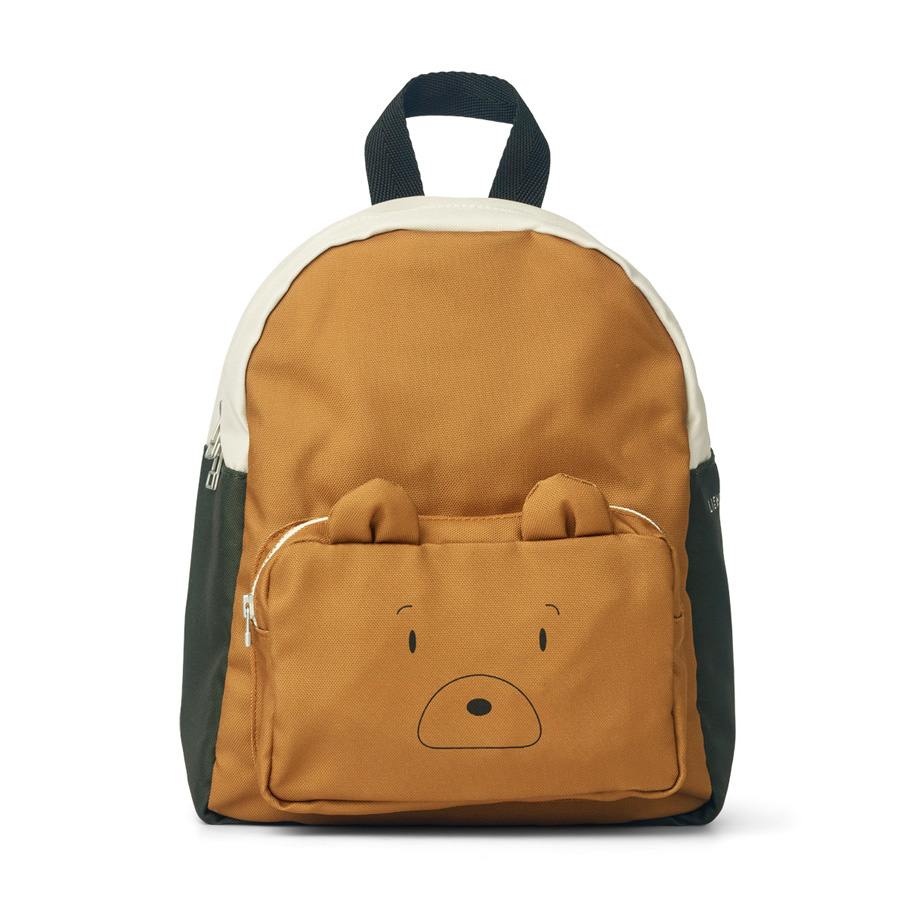 Allan backpack Mr bear golden caramel, liewood