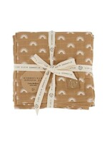 ZUSSS hydrofiele doeken kaki/zand  110x110cm,Zusss