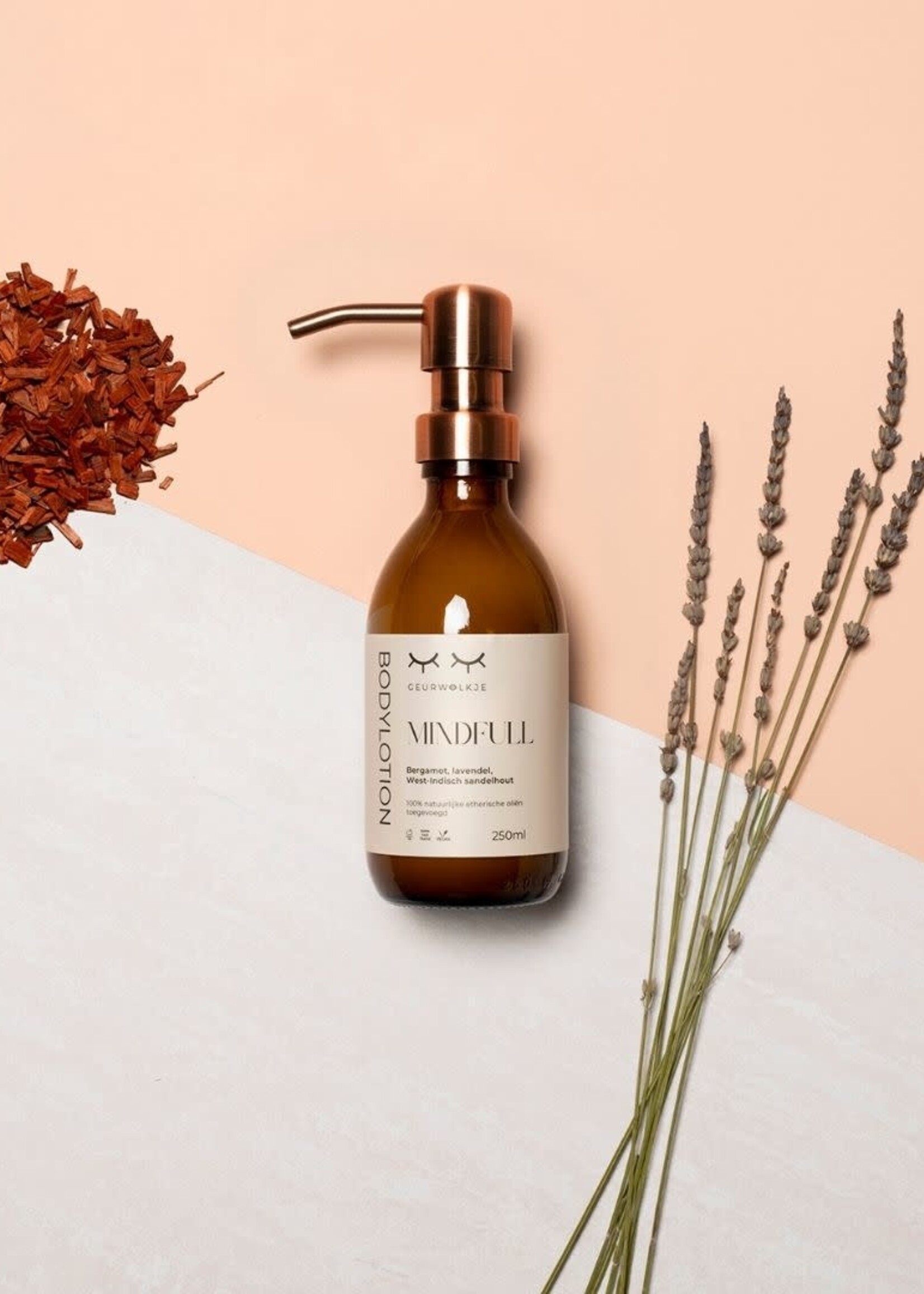 Mindful bodylotion 250 ml, Geurwolkje