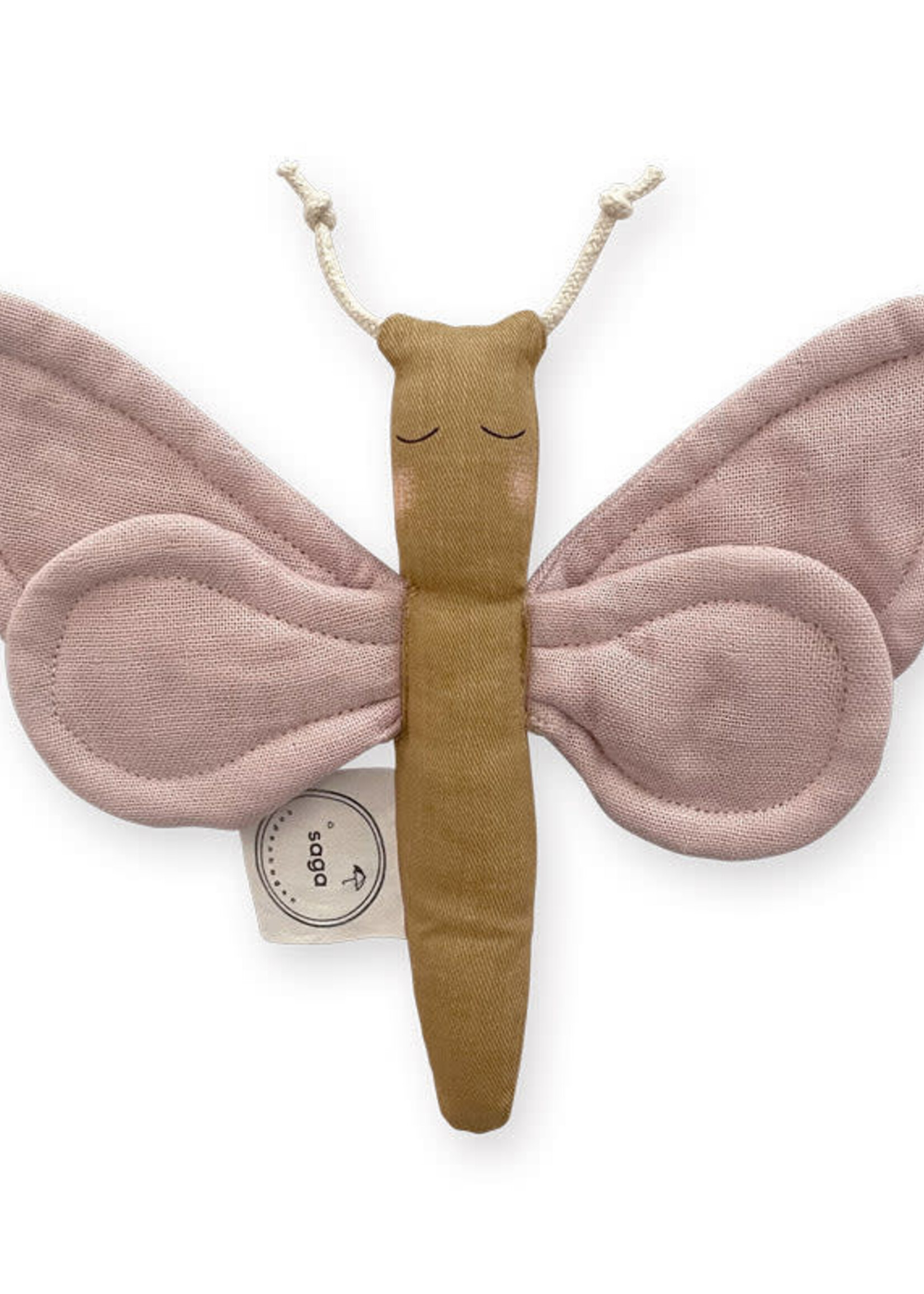 Saga Copenhagen Activity toy butterfly Misty rose, Saga Copenhagen