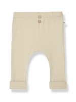 1 + in The Family Rib jersey pants Marcel beige, 1 + in the family