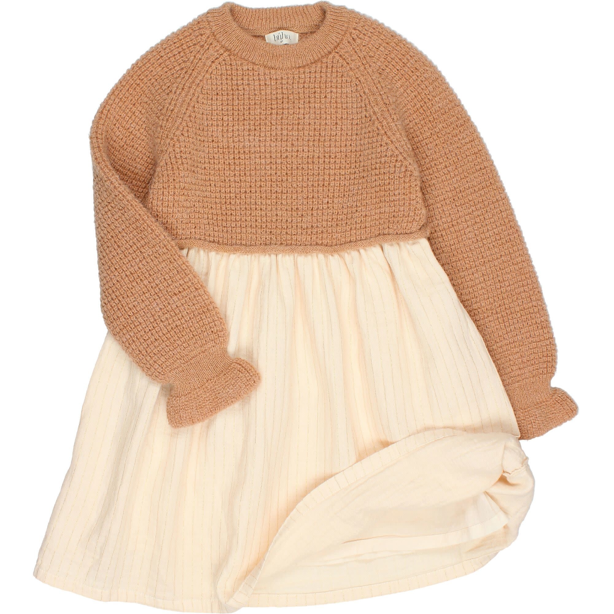 Boho combi dress Latte, Buho