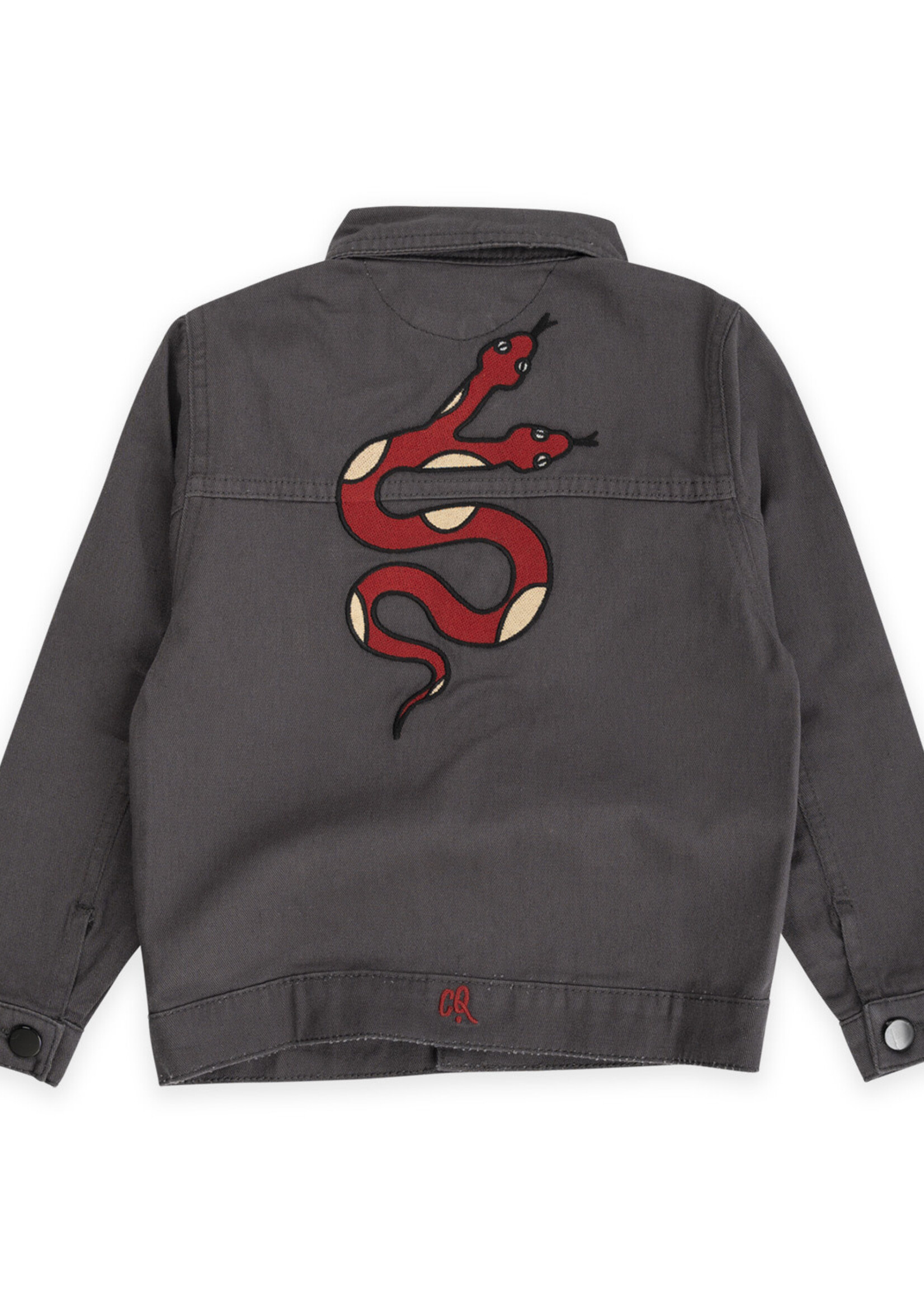 CarlijnQ Denim Jacket with embroidery, CarlijnQ