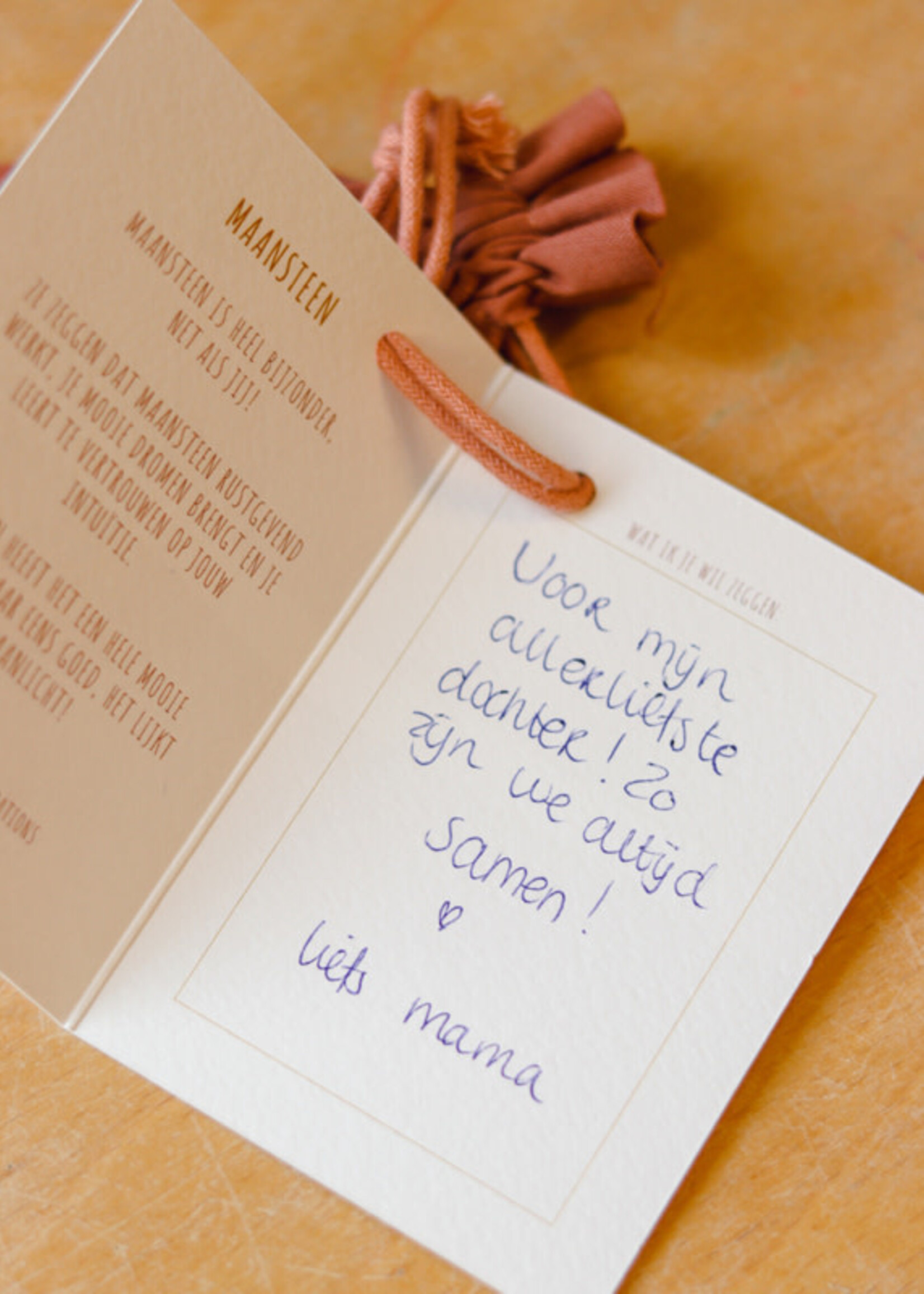 Rockstyle Mommy & Mini maansteen armband set