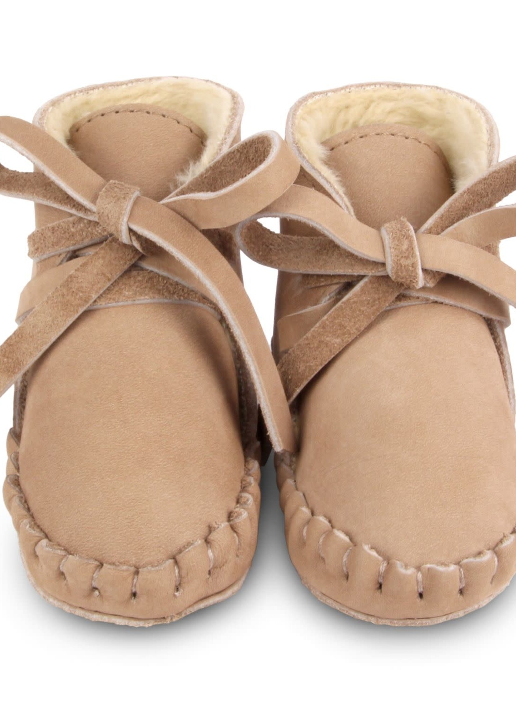 Pina classic lining babyschoen Truffle nubuck, Donsje