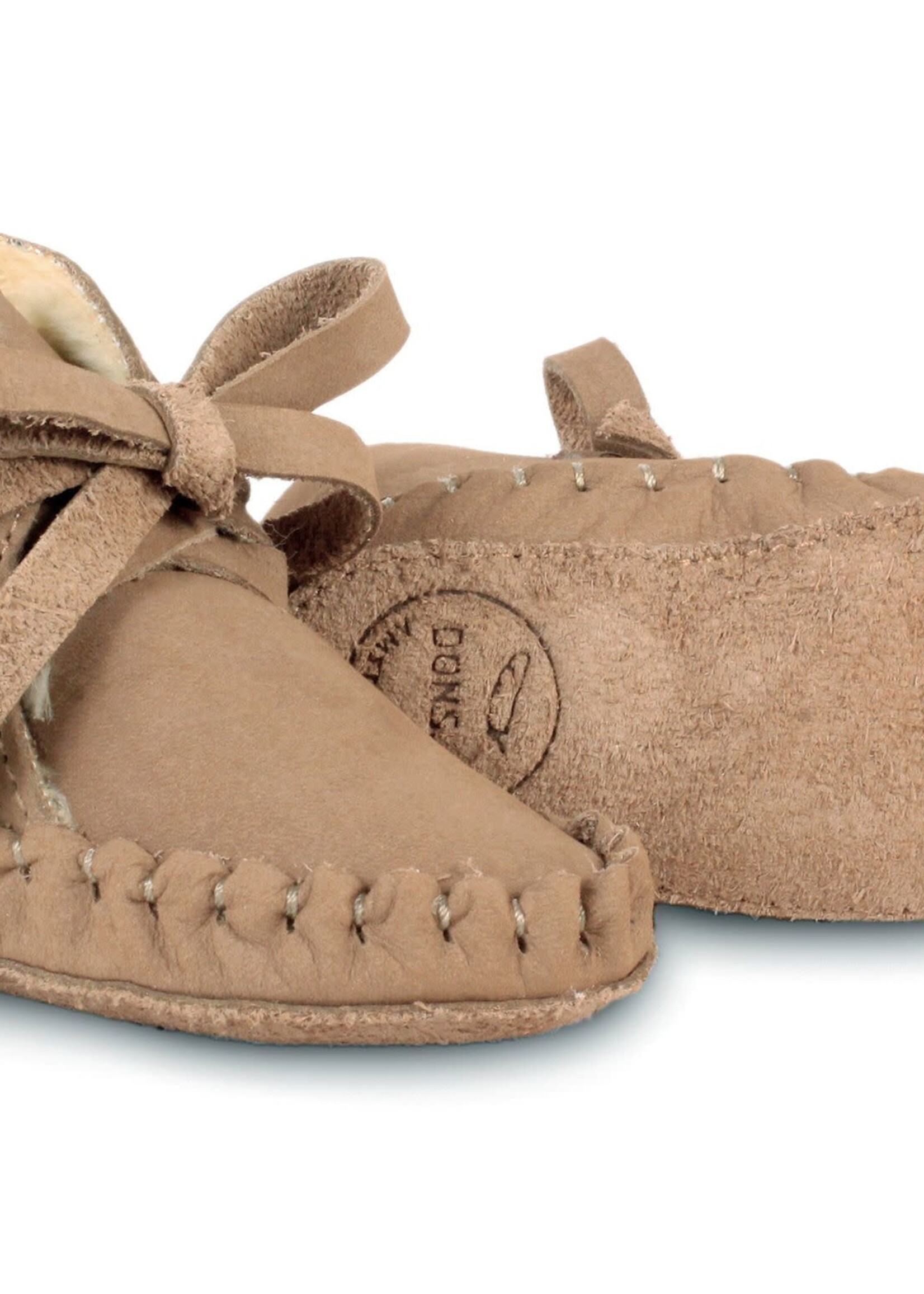 Pina classic lining babyschoen Truffle nubuck, Donsje