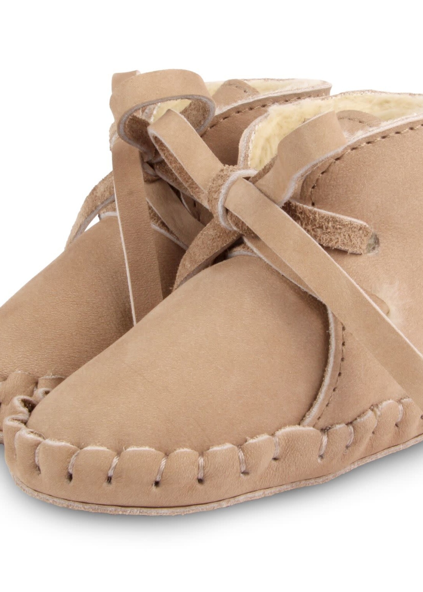 Pina classic lining babyschoen Truffle nubuck, Donsje