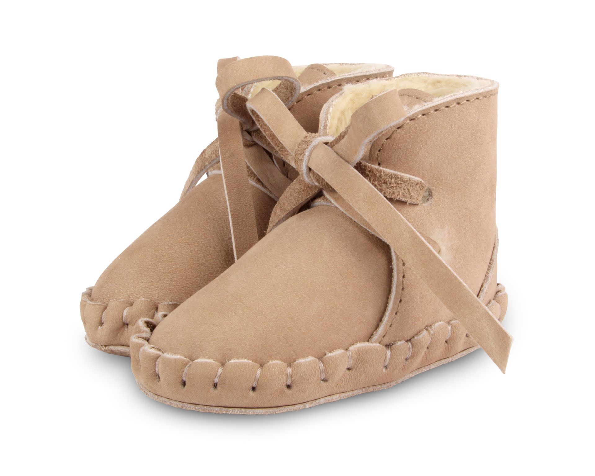Pina classic lining babyschoen Truffle nubuck, Donsje