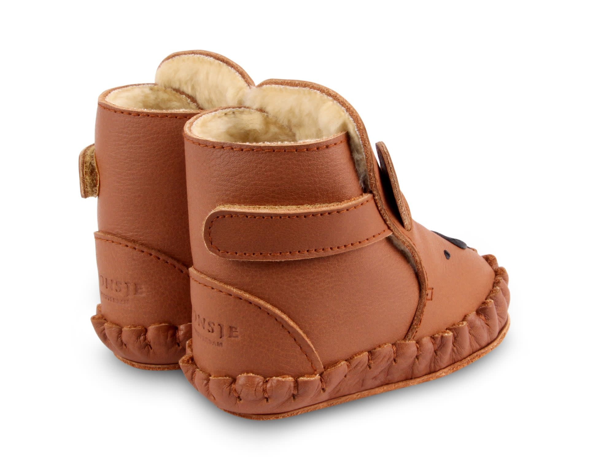 Kapi classic lining cognac Bear, Donsje