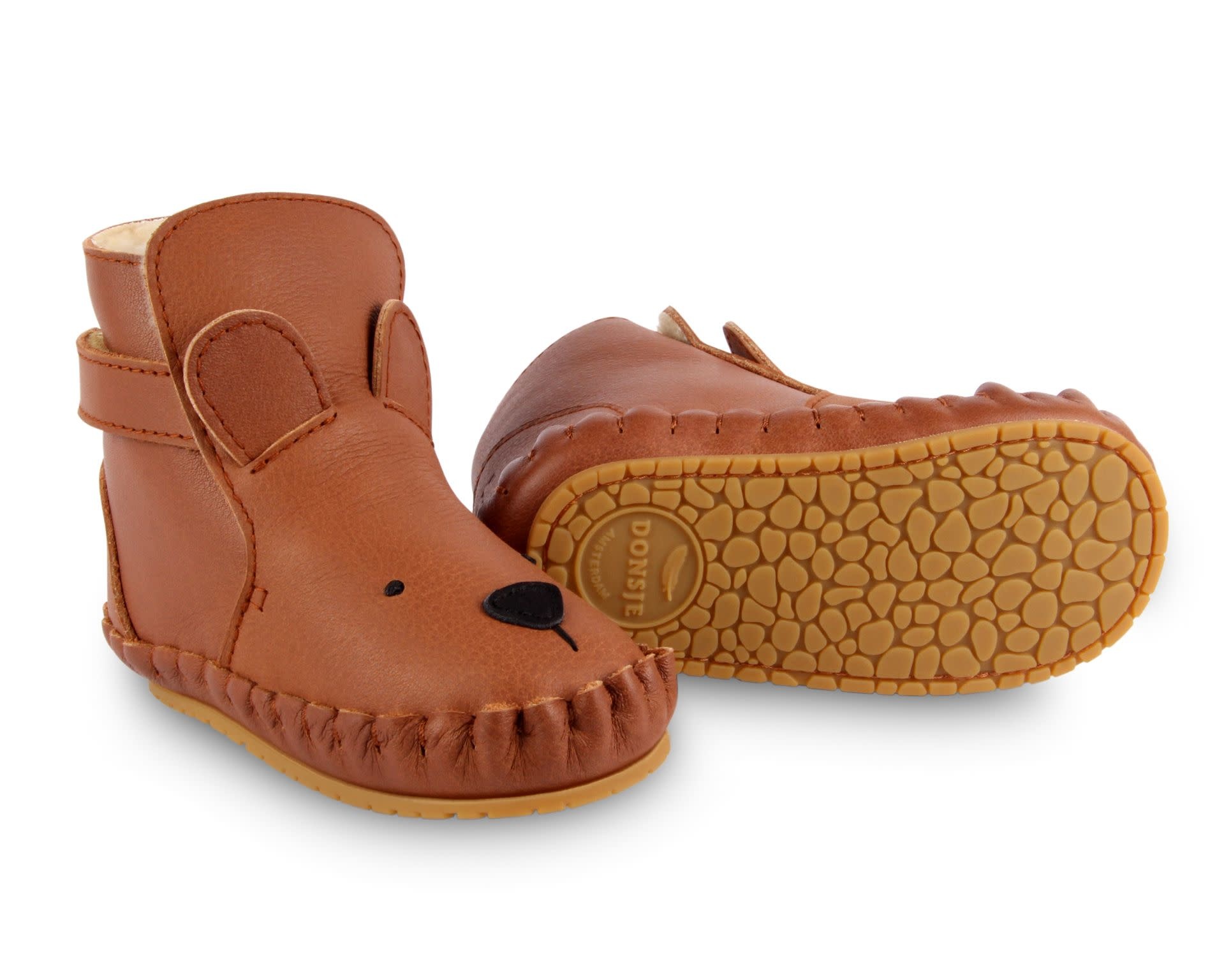 Kapi classic lining cognac Bear, Donsje