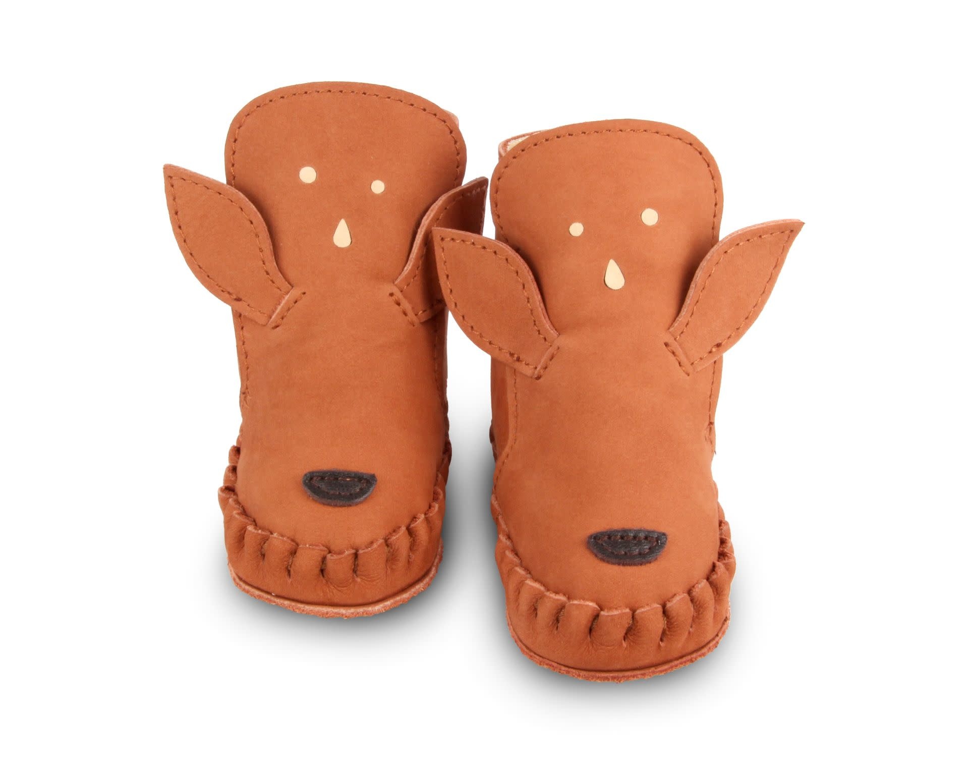 Kapi classic lining Walnut nubuck Deer, Donsje