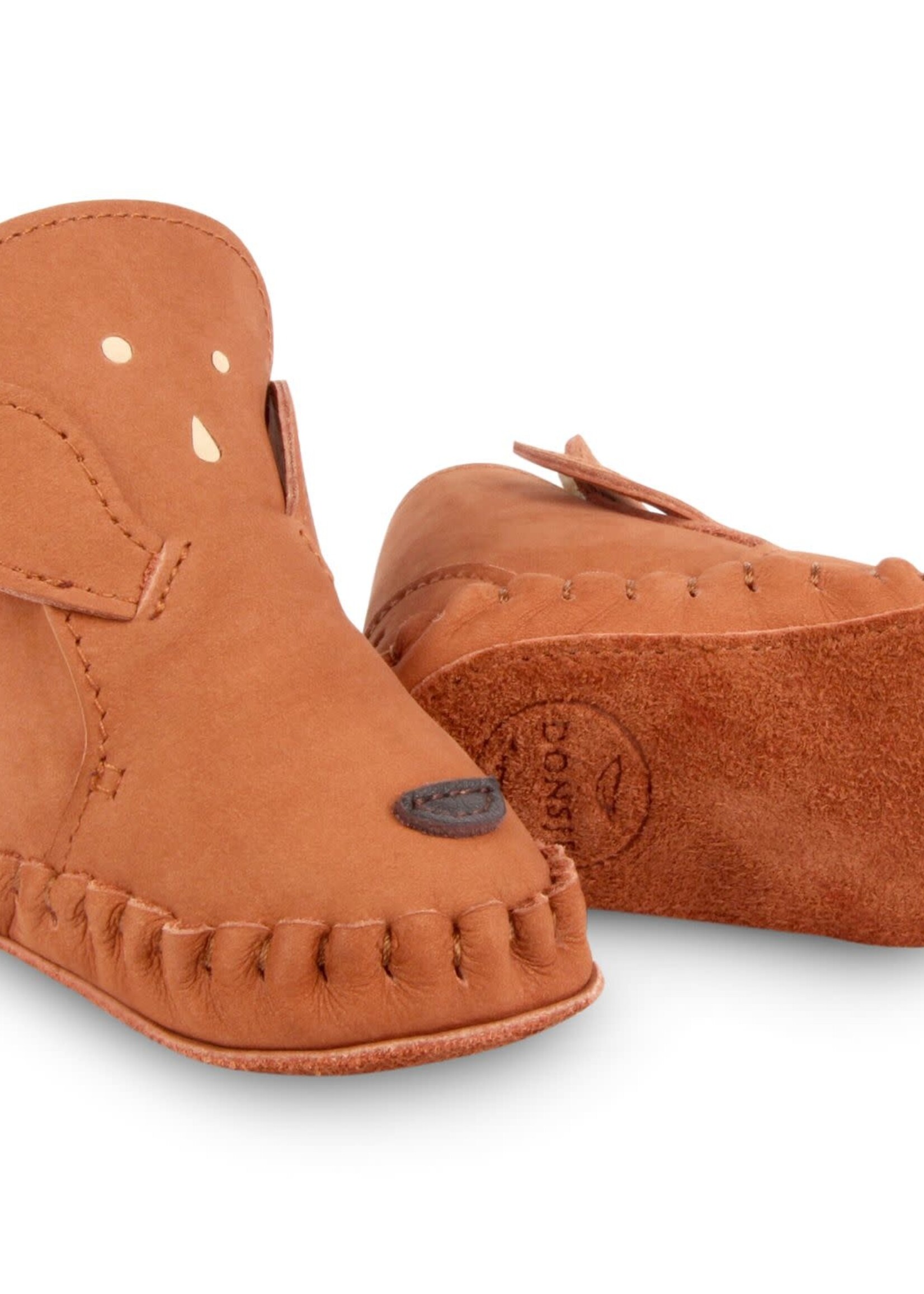 Kapi classic lining Walnut nubuck Deer, Donsje