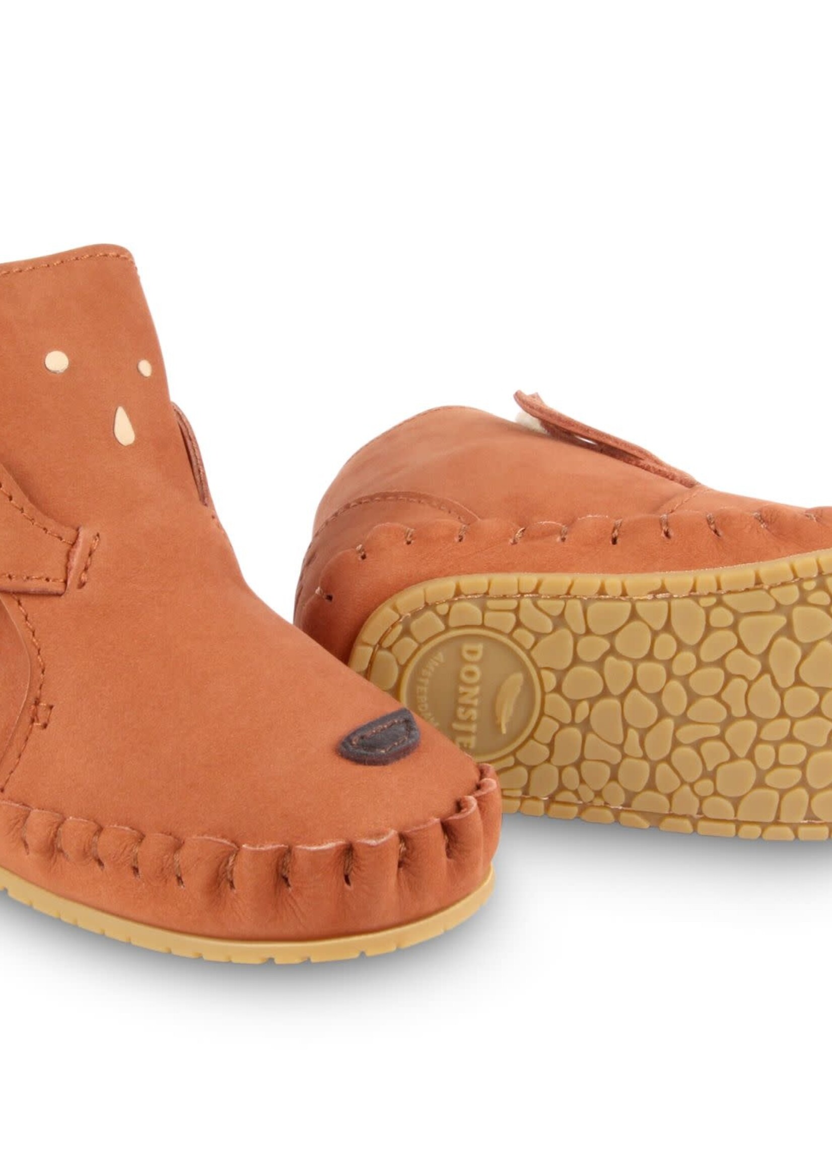 Kapi classic lining Walnut nubuck Deer, Donsje