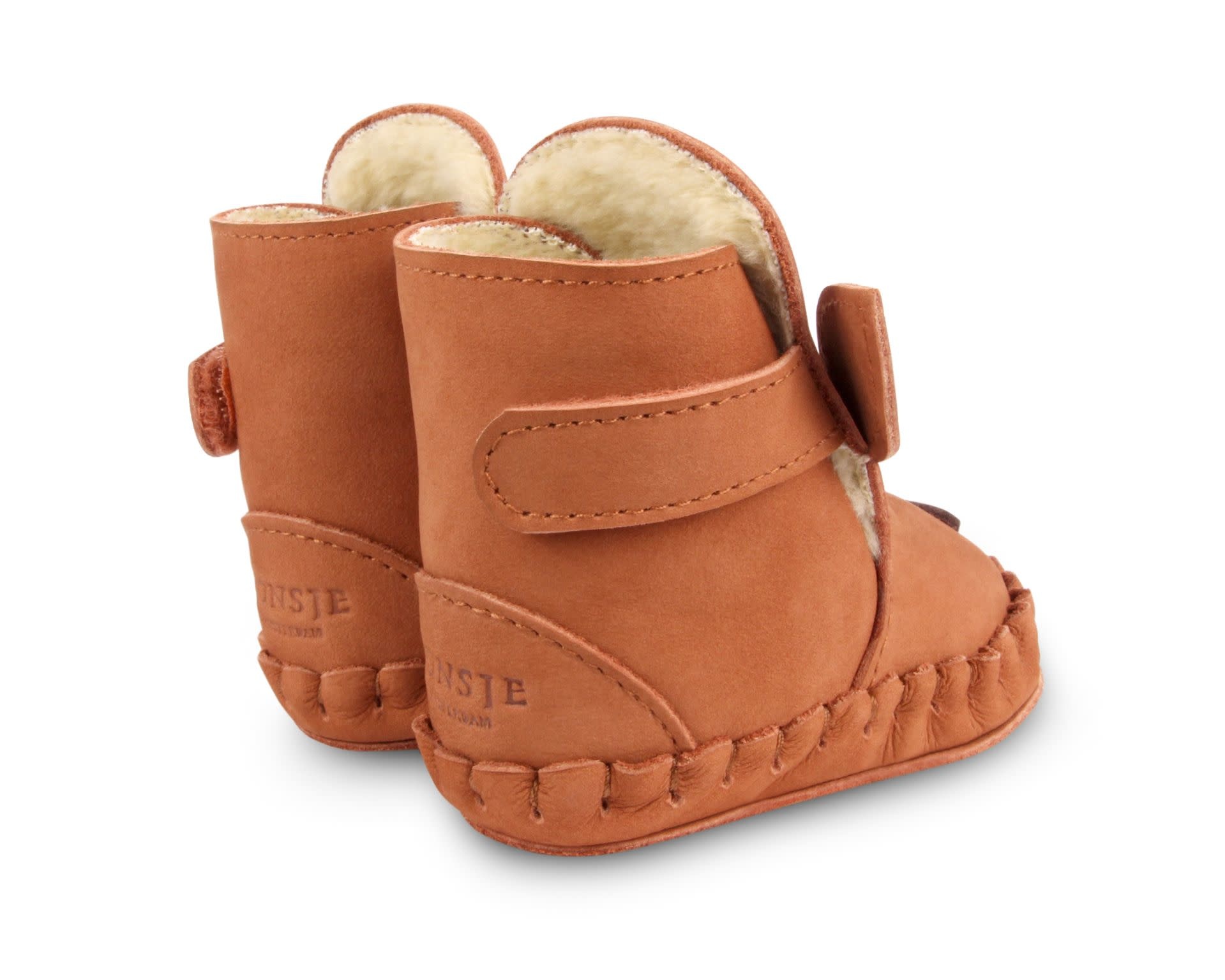 Kapi classic lining Walnut nubuck Deer, Donsje