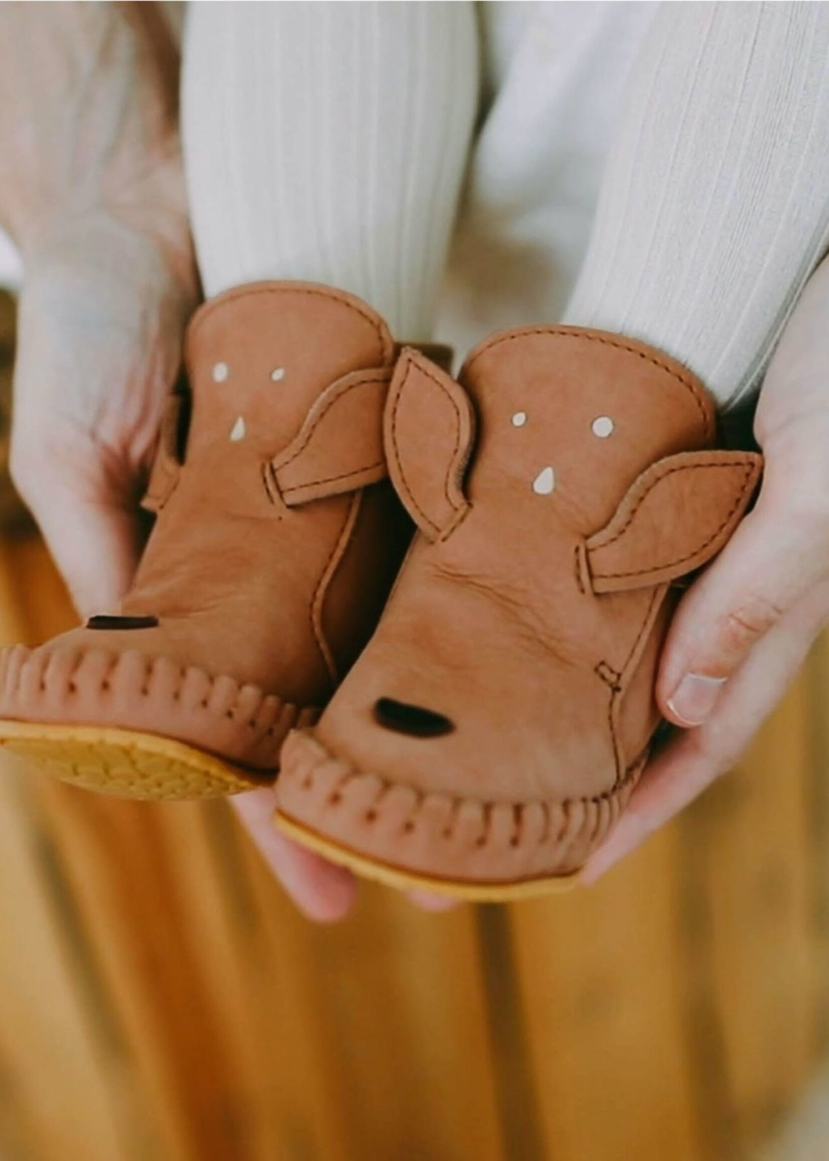 Kapi classic lining Walnut nubuck Deer, Donsje