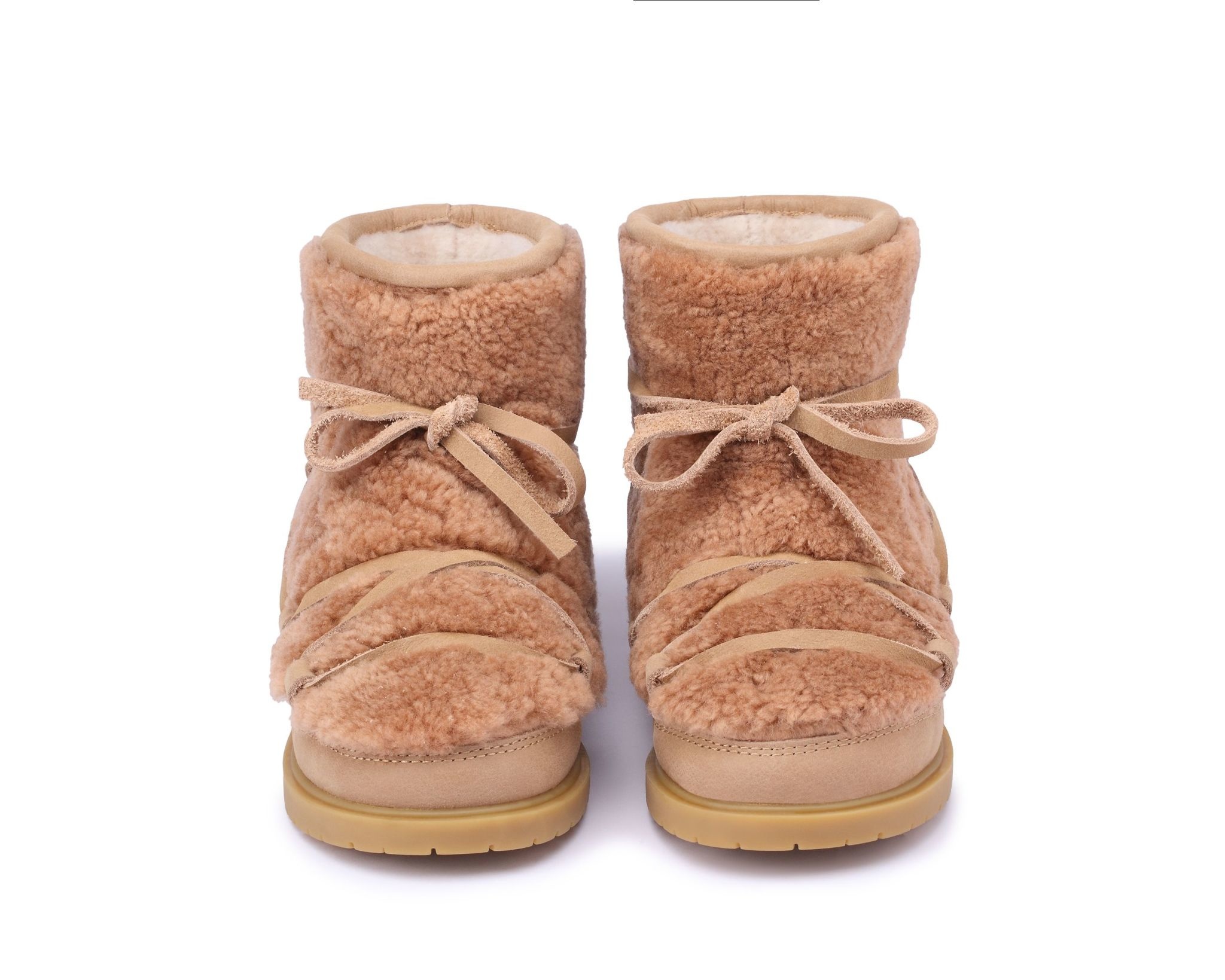 Inuka lining beige curly, Donsje