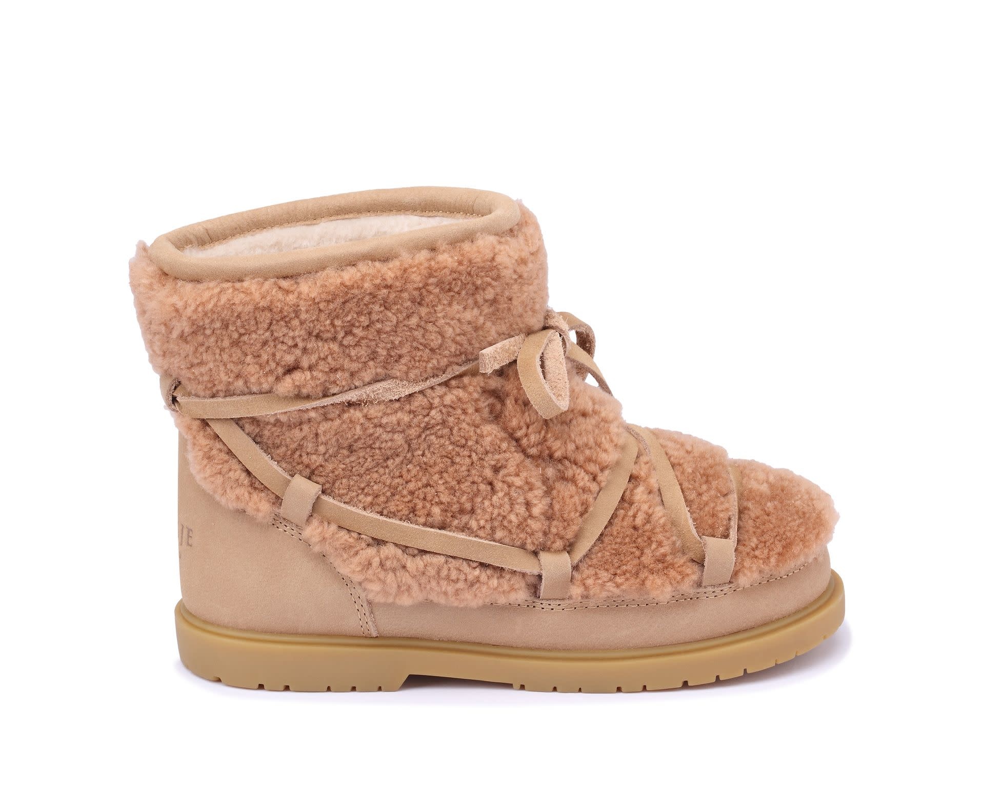 Inuka lining beige curly, Donsje