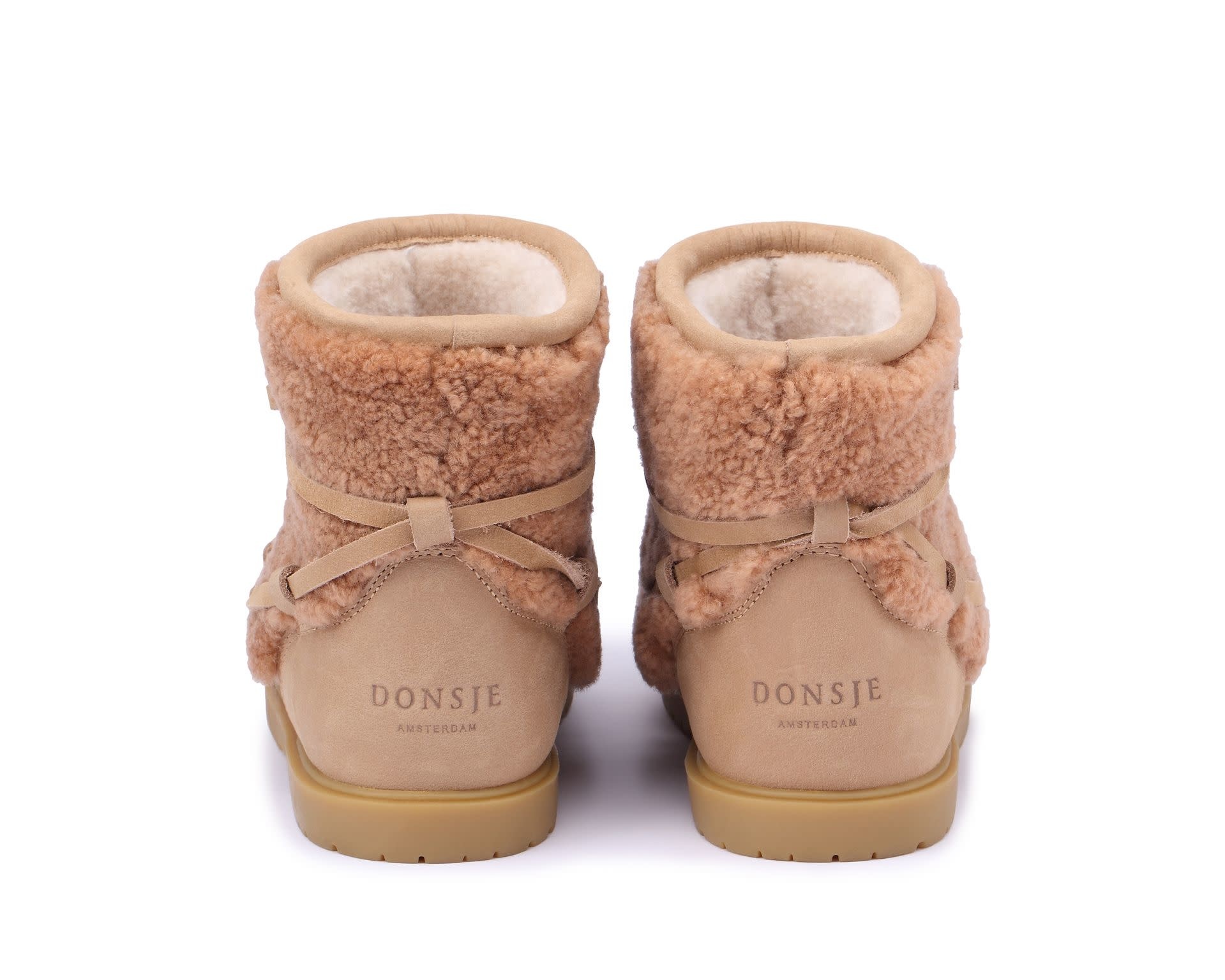 Inuka lining beige curly, Donsje