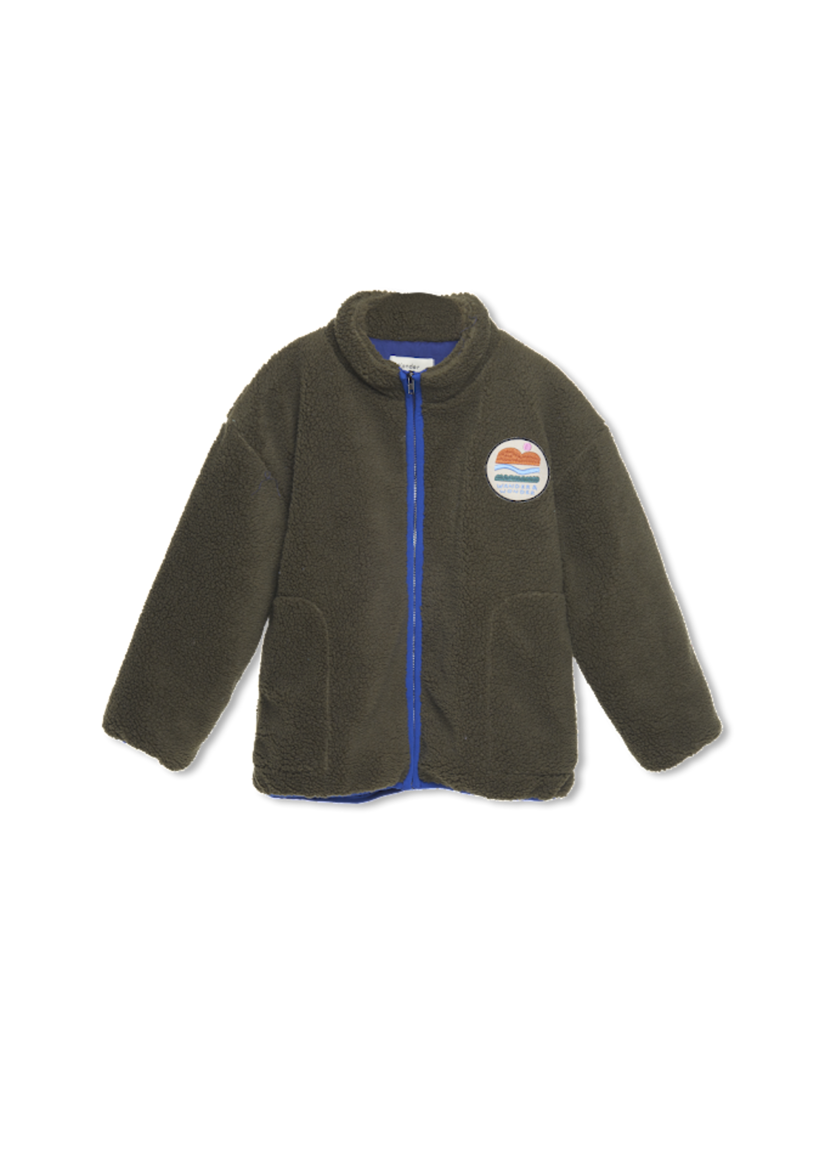 Wander & wonder Zip up fleece Moss, Wander & Wonder
